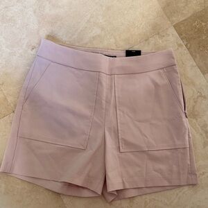 Express Women's Blush Pink Patch-Pocket Shorts - 00, NWT